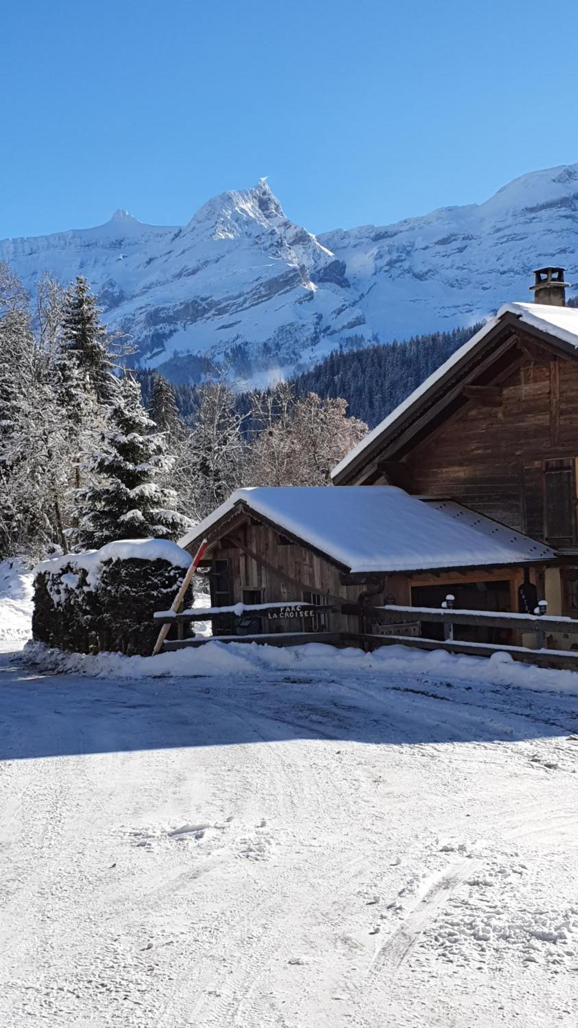 B&B Chalet La Croisee Vers L'Eglise Bagian luar foto