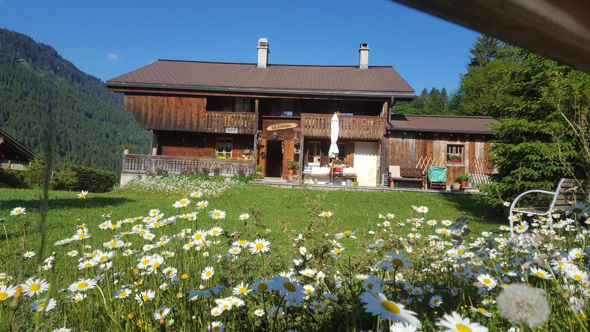 B&B Chalet La Croisee Vers L'Eglise Bagian luar foto
